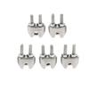 304 Stainless Steel M3//M5/M6 Bolt Saddle Clip Clamps Rope Clips 2mm /3mm /4mm /5mm /6mm /8mm