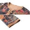 Elderly Women's Short-Sleeve Blouse Set