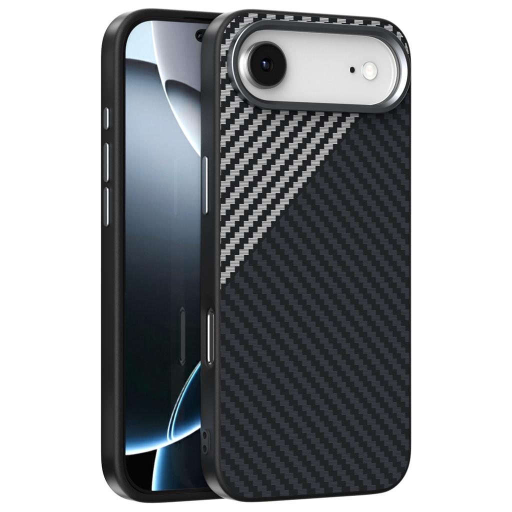 ABEEL For iPhone Air Case Compatible with MagSafe Carbon Fiber Texture Back Cover