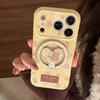 Soft Cute Bear Is Suitable for Apple 17 Mobile Phone Case Iphone17promax Magnetic Suction Bracket 13 Cartoon 15 Soft Cover 16