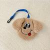 Portable Cartoon Dog Poop Bag Carrier Cute Dog Garbage Holder Cleaning Supplies with Buckle Pet Waste Bag Dispenser Outdoor Use