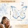 Butterfly Condolence Plaque - Sympathy Gift for Loss of Parents with Photography Utility
