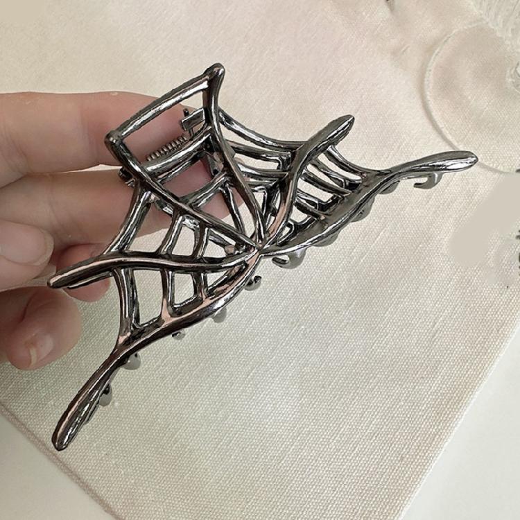 Stylish Hair Clip Fashion Hair Accessory Trendy Spiders Web Shape Headwear Easy to Use for Adding Charm to Any Outfit