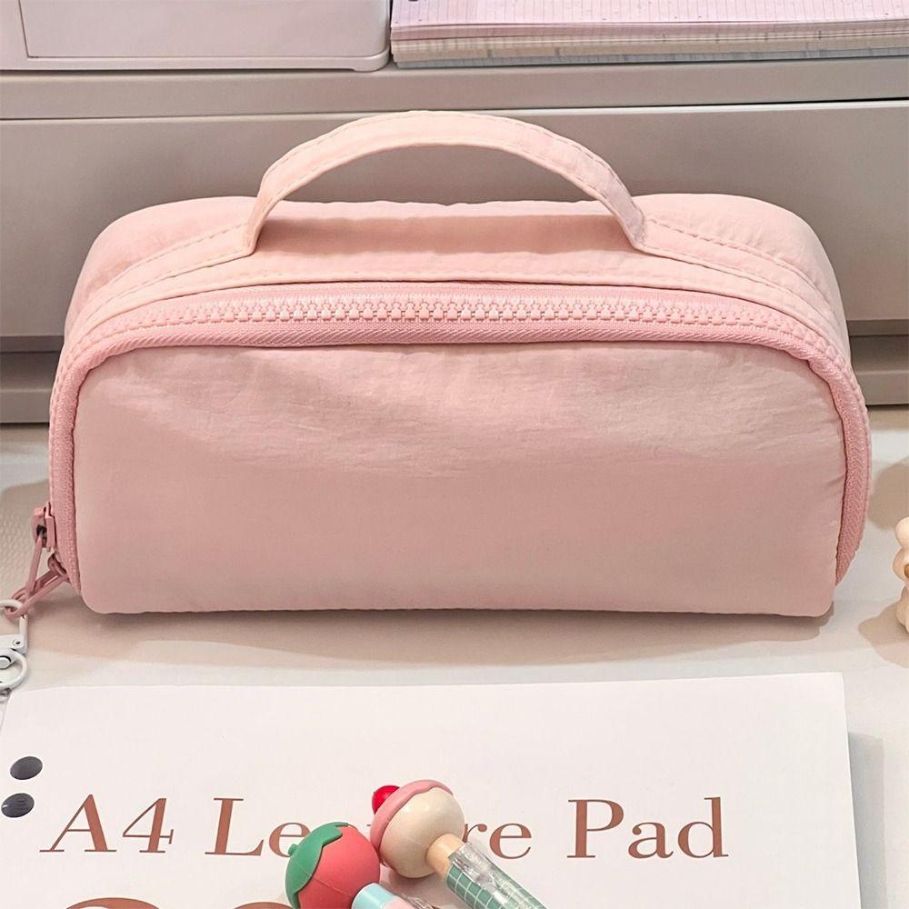 Multi-functional Dachshund Pencil Case Multi Layer Handheld Stationery Pouch Large Capacity Pen Bag Students