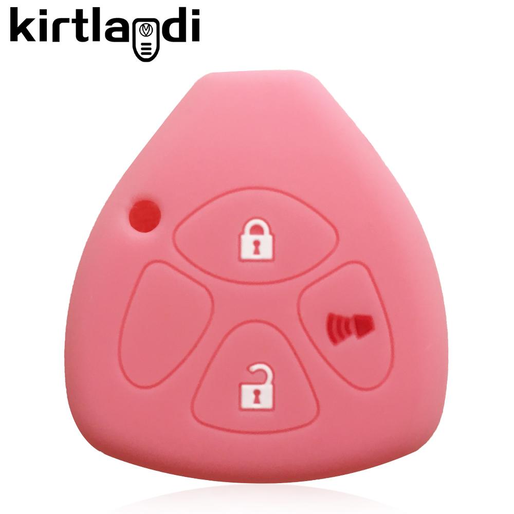 Car Accessories Key Case Cap for Toyota Rav4 Auris Corolla IQ Porte Yaris/Vitz Verso Hilux Icon Camry 40 2/3/4 Buttons Key Cover