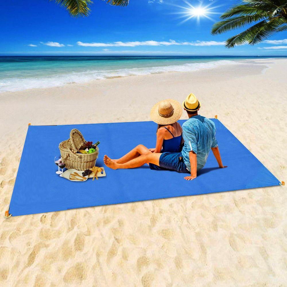 Foldable Travel Blanket Beach Blanket Waterproof Mattress Outdoor Picnic Mat Camping Ground Mats