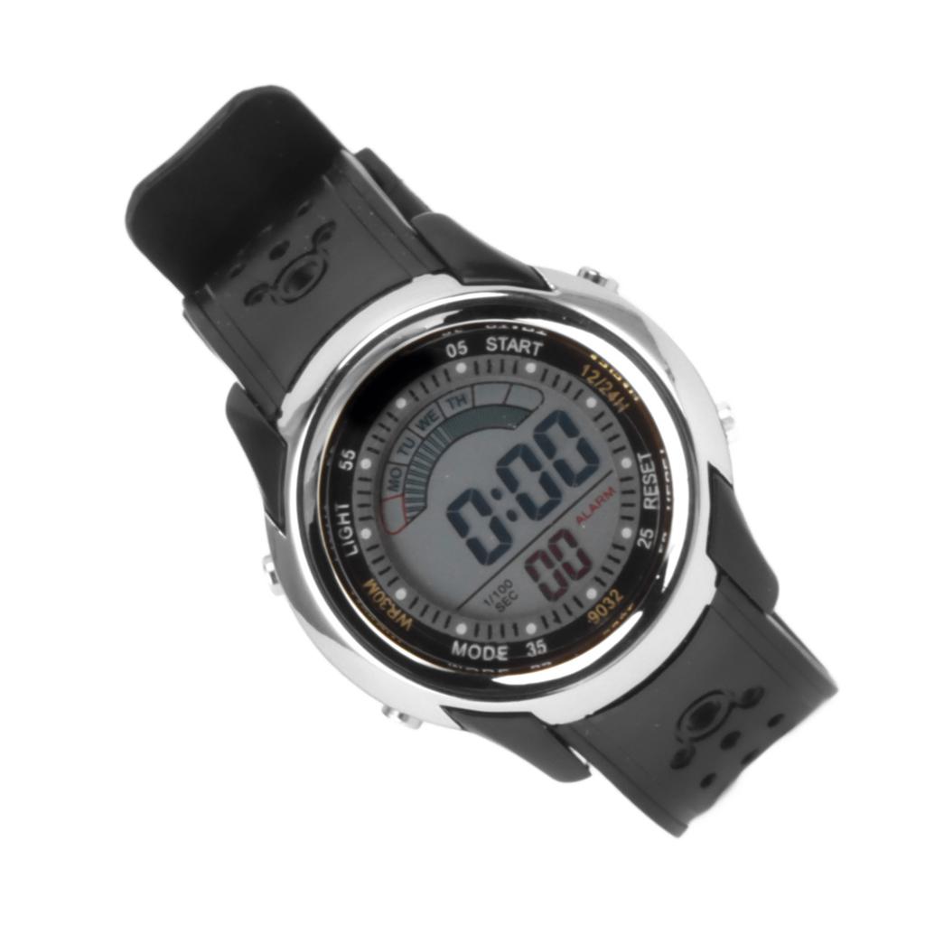 Sports Watch Luminous Waterproof Wear Resistant Alarm Function Stylish Digital Sports Watch for Outdoor Activities
