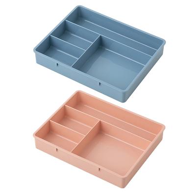 Desk Drawer Organizer Stackable Multi-Cell Desktop Storage Divider Container