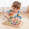 Walking Ball Magnetic Digital Beads Wooden Puzzle Activity Board  Attention Training Games