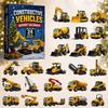 Transportation Advent Calendar With Acrylic Material For Holiday Gift And Kids Play