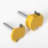 Conjunto de Brocas de Tupia para Canoa, Flauta e Contas para Marcenaria 1 conjunto amarelo