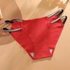FINETOO Seamless Panty For Women Waist Sexy Belt Design Mid-Waist Brief Comfortable Underwear