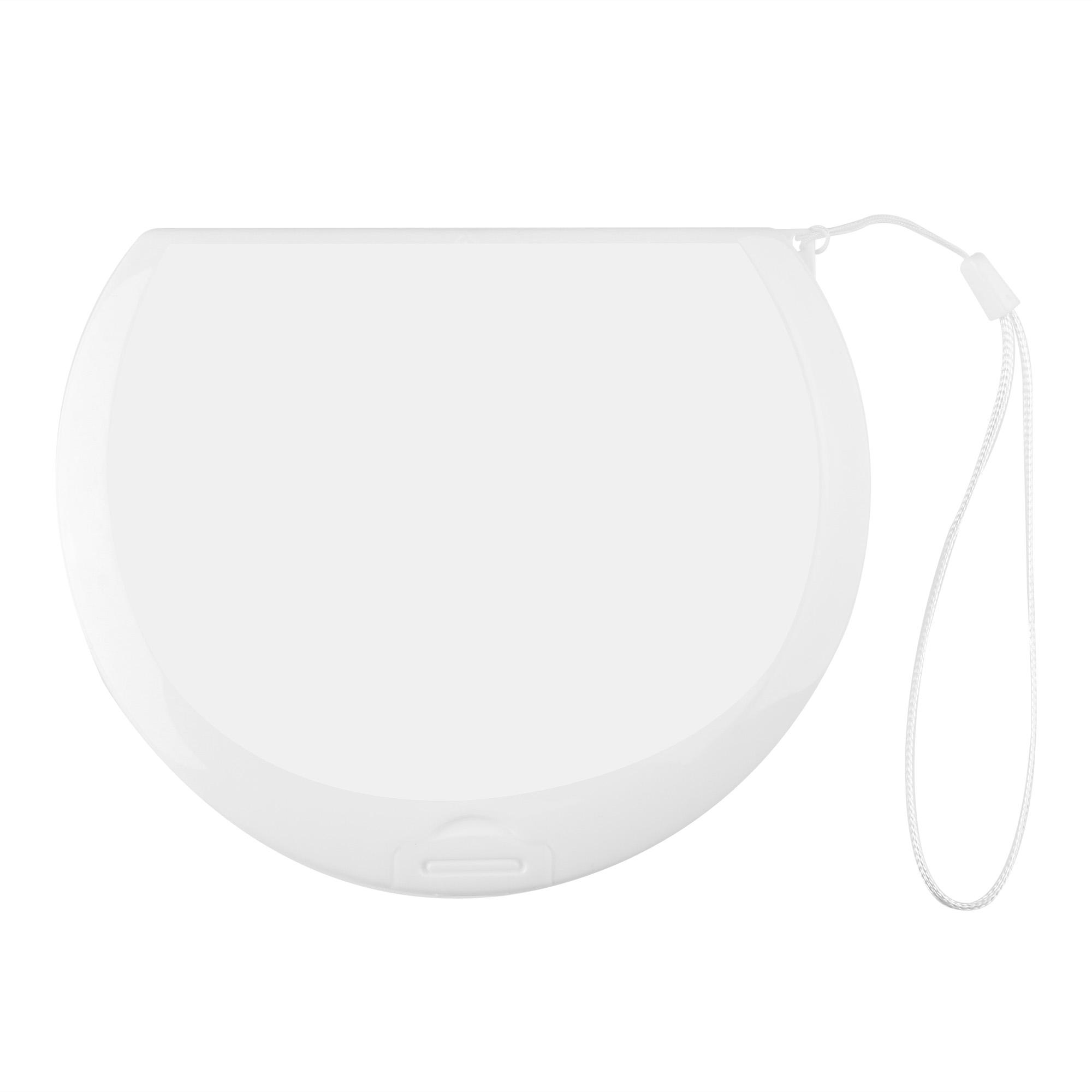 

Portable Semicircle Face Covering Face Mask Storage Bag Storage Box Mouth Mask Cover Case белый