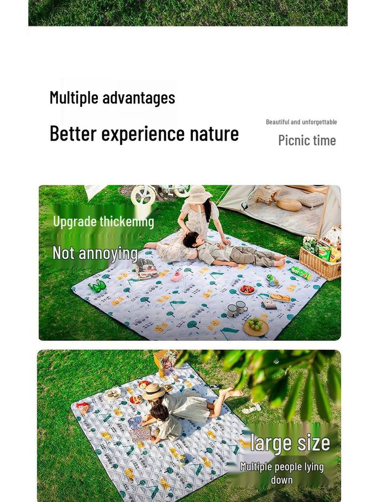 Thickened Portable Non-Slip Outdoor Baby Crawling & Picnic Mat