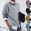 Damen Mode Lässig Einfarbiger Druck Langarm Kapuzenpullover & Sweatshirts