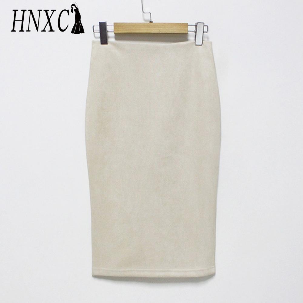HNXC Women's Fashion Casual Solid Color Print Summer Spring Skirt