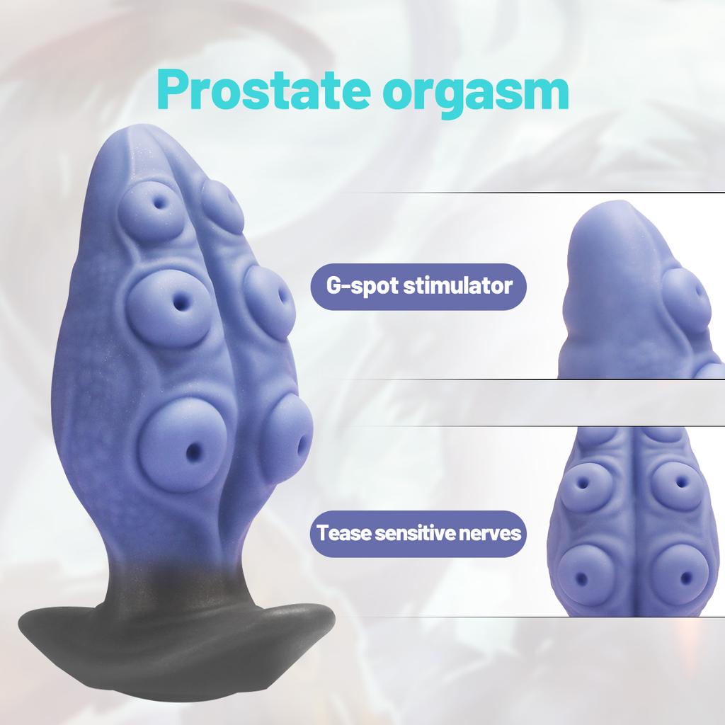Liquid Silicone Anal Plug Soft Safe Comfort Easy Insertion and Removal Adult Sex Toy G-spot Anal Stimulation Extremely Satisfied