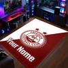 Crystal Velvet Rug Aberdeen FC Print Custom Name Text Floor Mat Home Decor