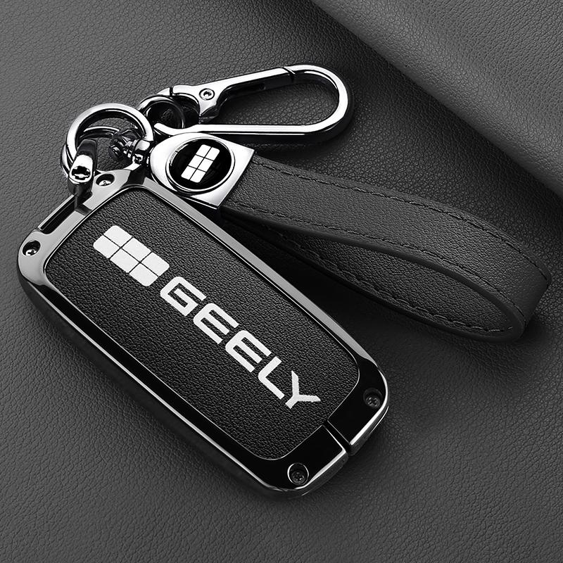 Geely Galaxy Ex5 E8 E5 L6 L7 Galaxy Starry 8 Emi Nr. 1 Proton E.Mas 7 5 Schlüsselanhänger Zinklegierung Leder Autoschlüsselanhänger Hülle Hülle