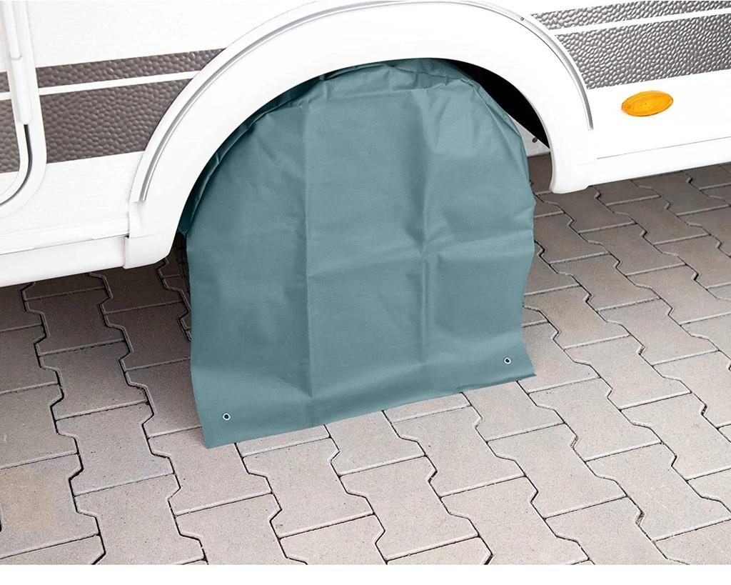 2 PEZZI Copriruota per Caravan Copritire per Caravan Motorhome Rimorchio Campeggio 65cm/78cm Accessori e Accessori RV