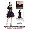 Halloween Witch Costume Adult Black Ghost Ghost Bride Masquerade Witch Snake Chef