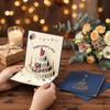Folding 3D Pop Up Birthday Card Hollow Paper Carving Invitation Card Message Cards  Baby Shower