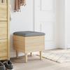 Storage Bench Sonoma Oak 42x42x46 Cm Engineered Wood
