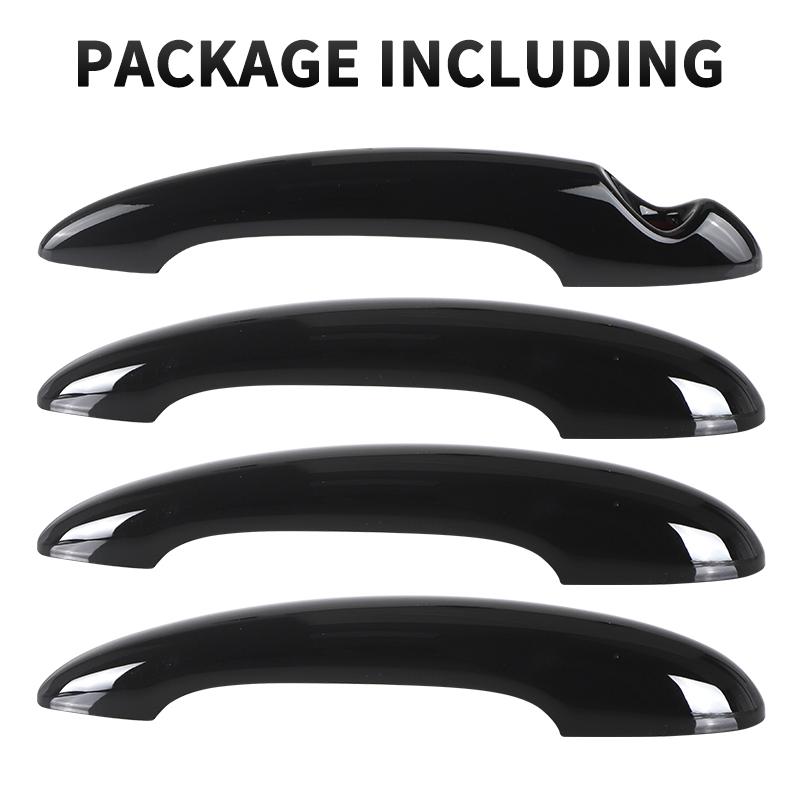 Car Decoration Door Handle Cover For MINI R60 Countryman Cooper S 2011-2016 Glossy Black Cars Accessories Exterior Styling 4pcs