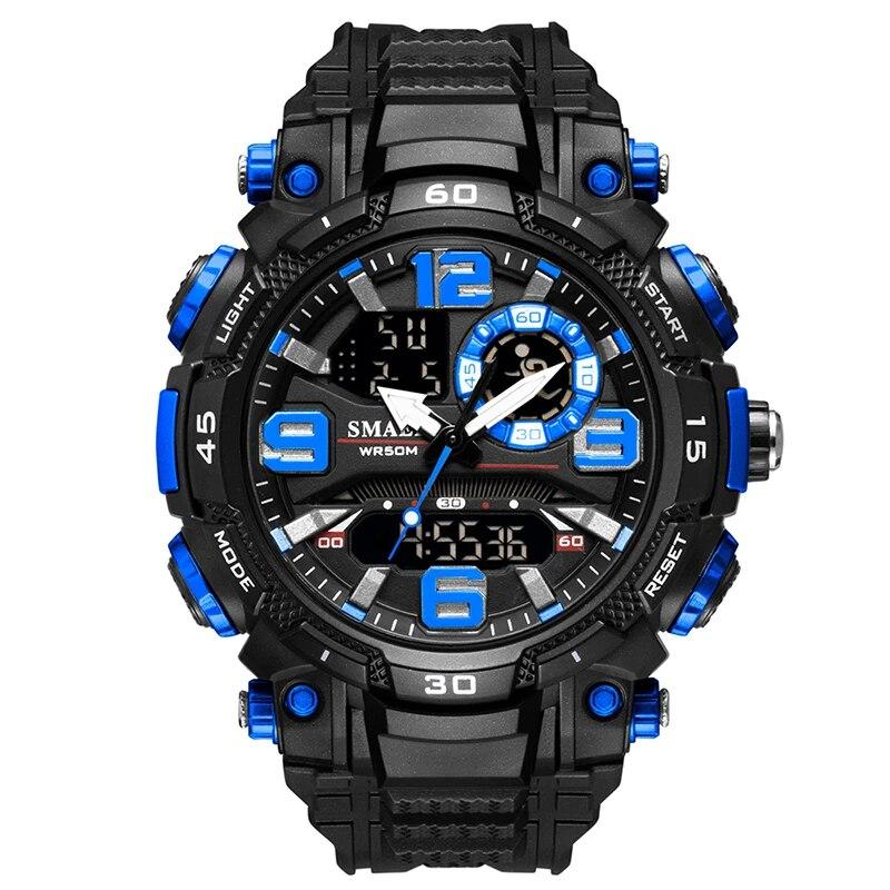 Quartz Watch For Men Watch Waterproof Stopwatch LED Watches Male Clock 1921 Sport Watches Men Relogio Masculino Digital