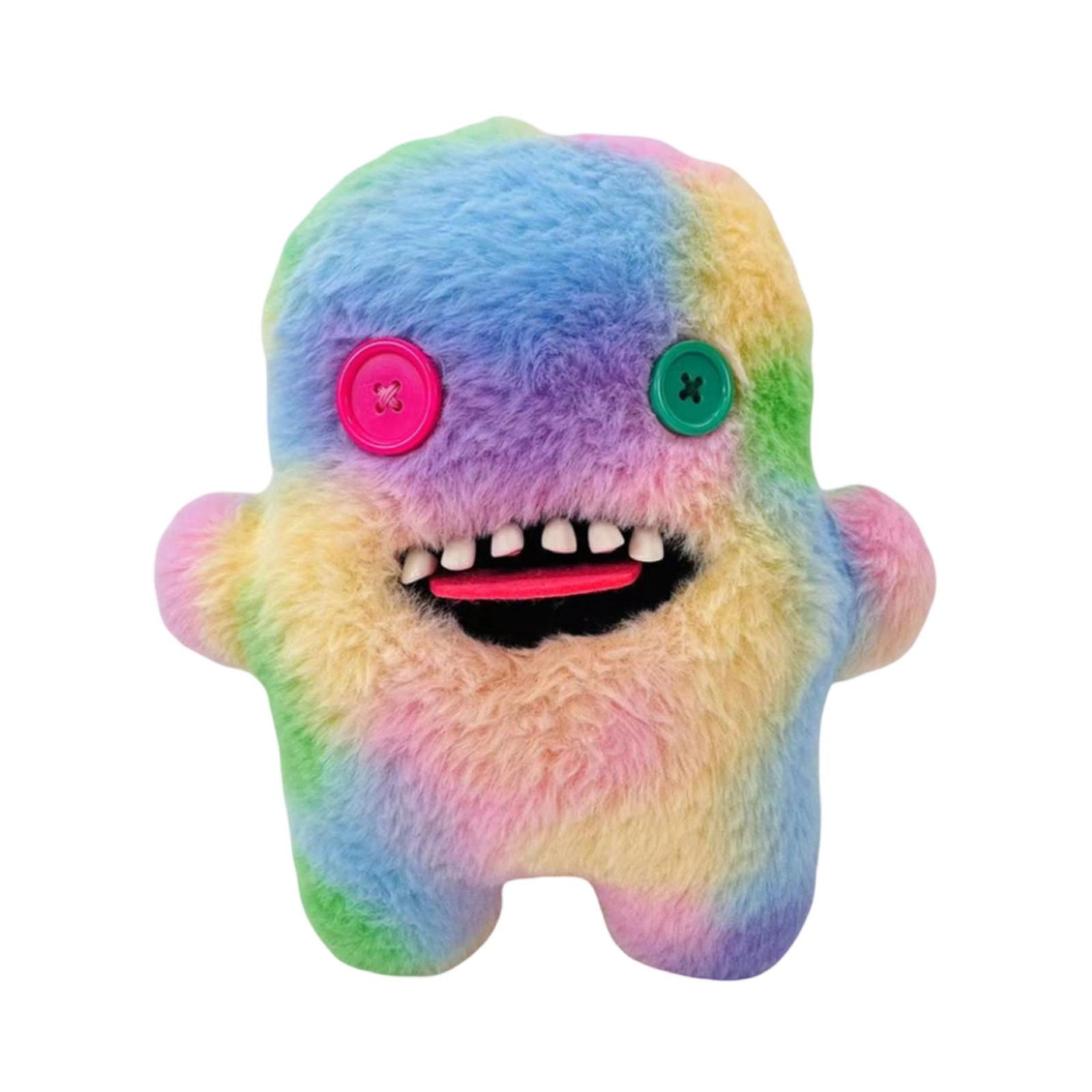 

Смешные уродливые плюшевые куклы, плюшевые игрушки, предметы коллекционирования, глупые игрушки, уродливо-милые куклы с большими зубами One Size