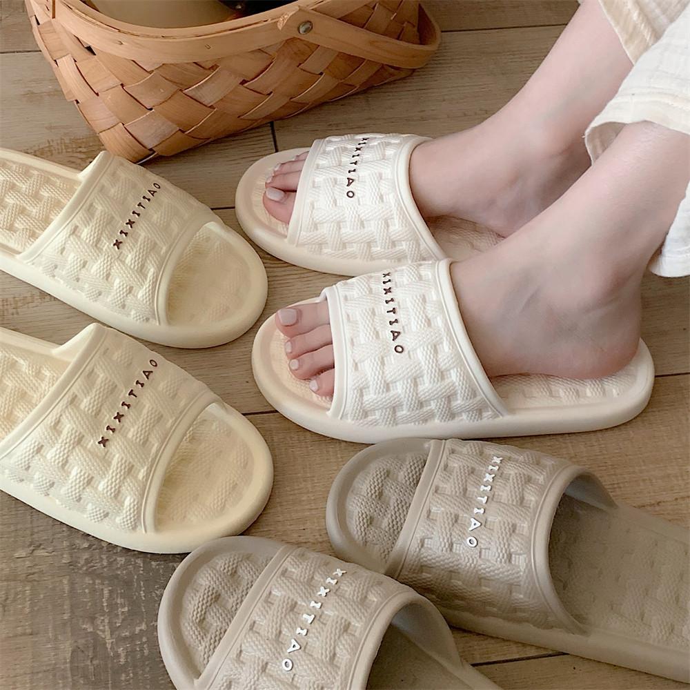 Casual Eva Outdoor Slippers For Couples With Antislip Sole And Diamond Pattern For Summer Comfort