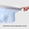Youkeshu Men's Ice Silk Antibacterial Boxer Briefs