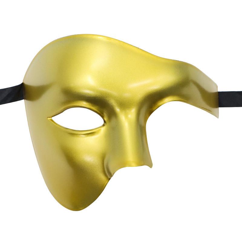 Roman Warrior Mask With Metallic Finish For Costume Events And Themed Parties