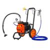 Diaphragm Airless Paint Sprayer, 1100 W Efficiency Cart Airless Paint Sprayer, 2000 Psi High Pressure Paint Airless Sprayer, with Extension Bar