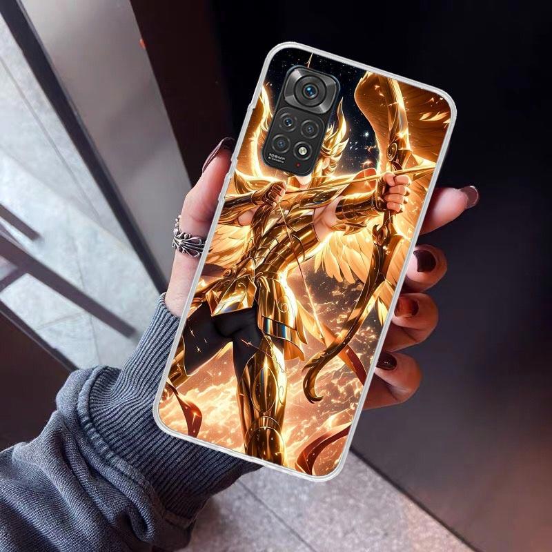 Saint Seiya Cool Phone Case For Xiaomi Poco X5 X6 X7 Pro F7 Ultra M7 Redmi 15C 15 13C 13 12C 12 10 10C 10A 9 9C 9T 9A Cover Poco