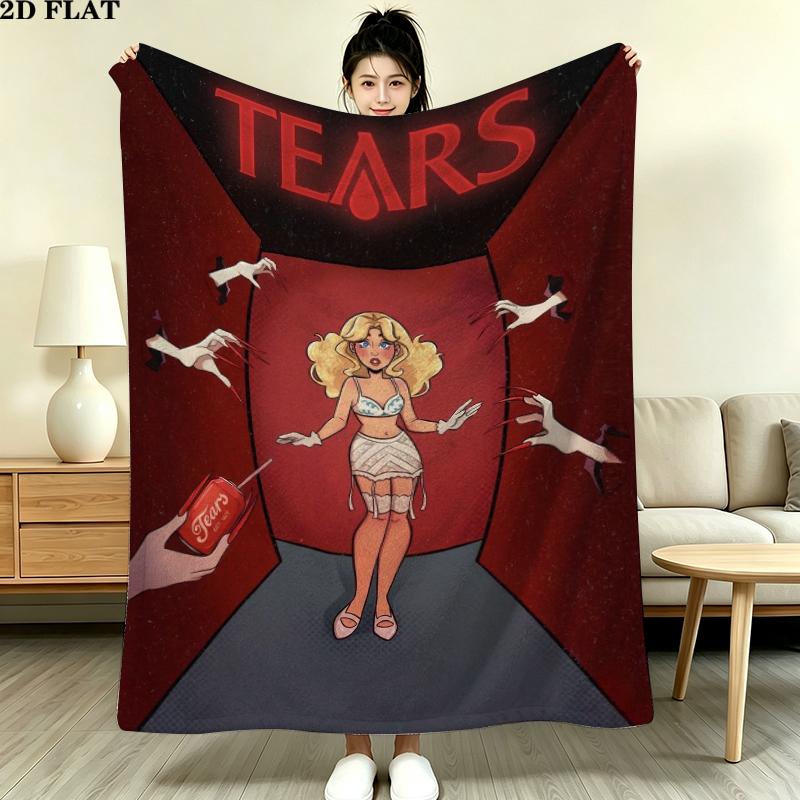Sabrina Carpenter Print Flannel Blanket, High quality Comfortable for All Seasons, Home Decor, Warmth and Comfort, Perfect for Christmas Gifts