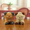 Cute Cat Plush Toy Keychain With Pp Cotton Filling For Bags And Keys