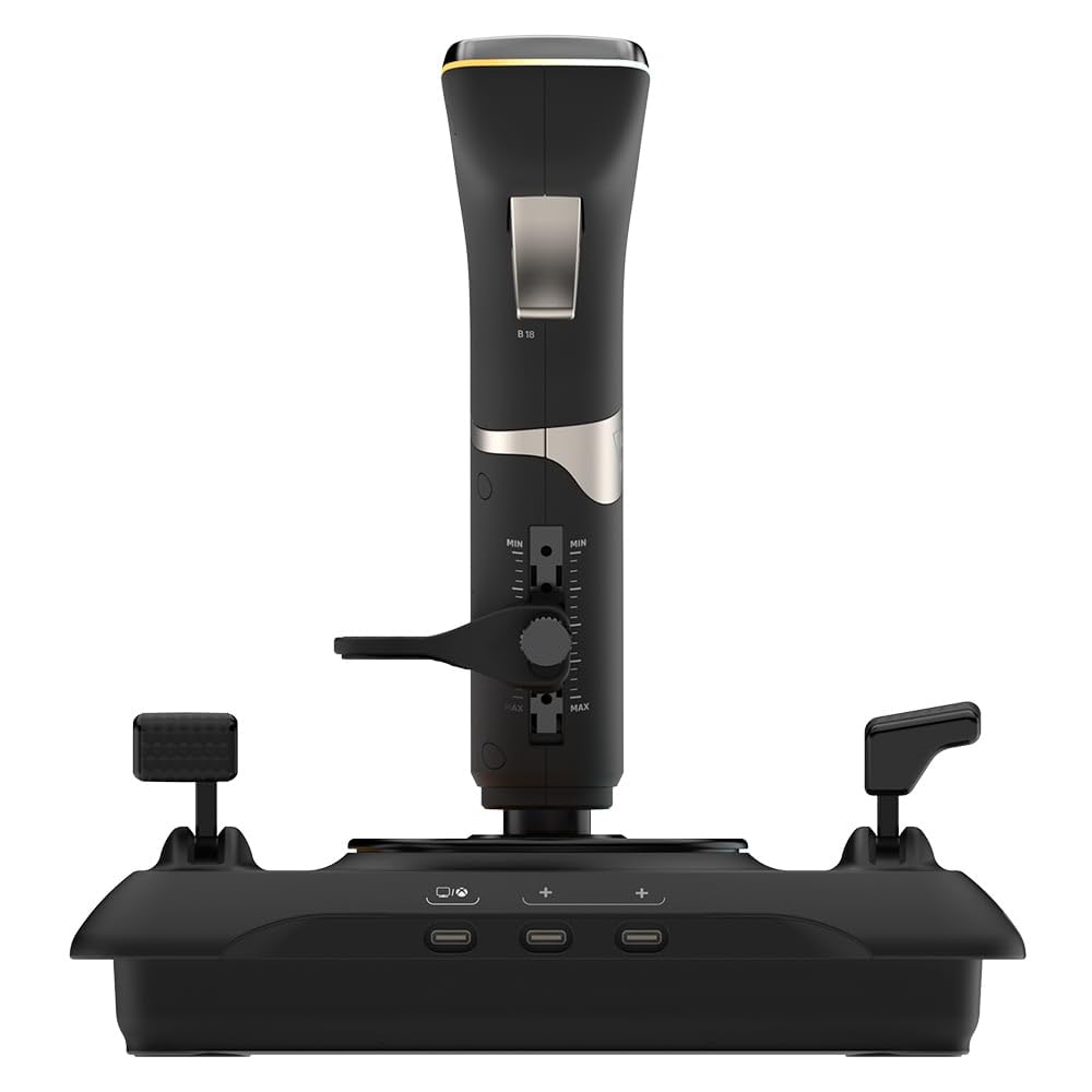 Turtle Beach Flight Joystick Controller Compatible with Xbox Steam Windows PC VelocityOne Flightstick Black Space Combat Simulator [Xbox Official]