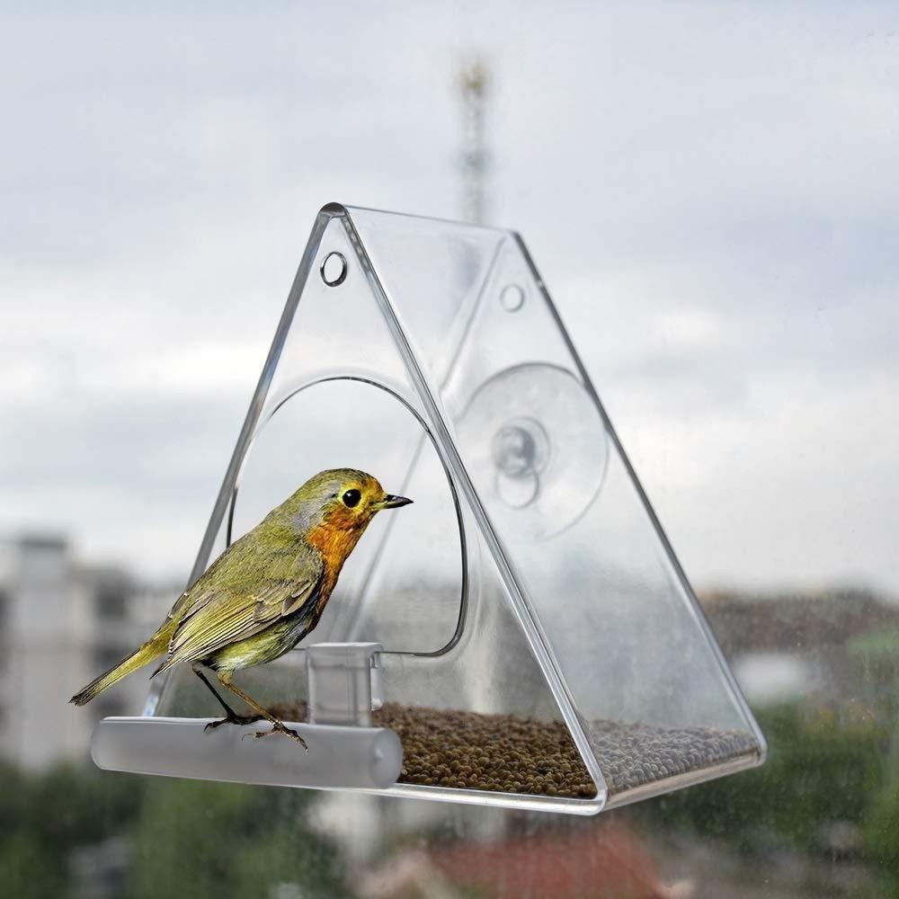 Großes Wildvogelfutterhaus Wasserdichte Vogelfutterstation Nahbeobachtung von Vögeln