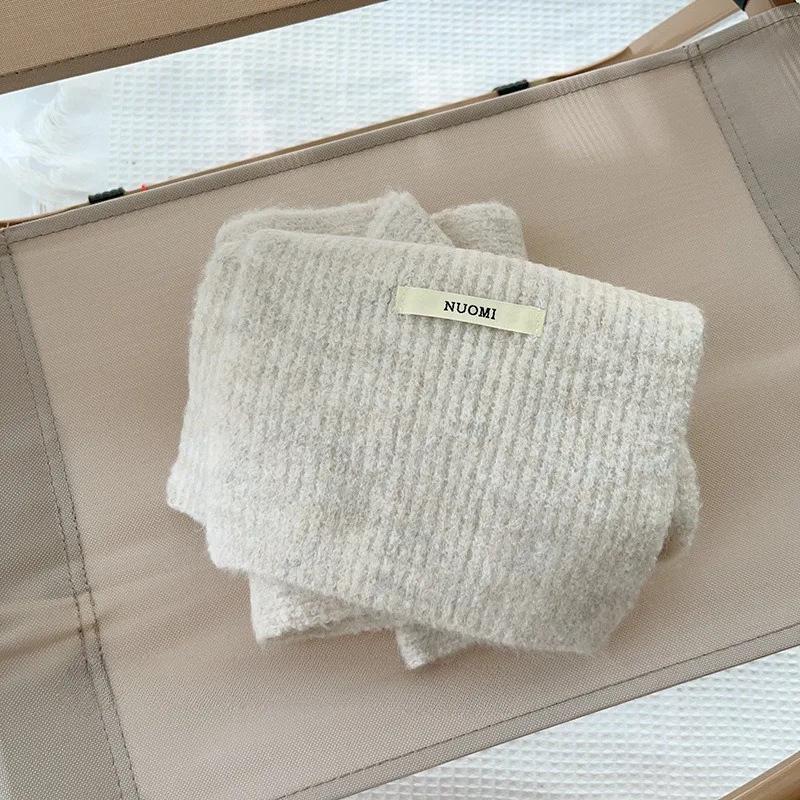 1-8Years Wool Versatile Children's Scarf Autumn and Winter Knitted Warm Scarves for Boys and Girls Trendy Windproof Headscarf