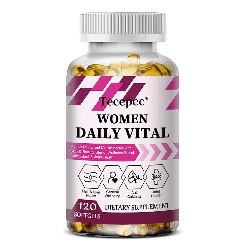 Women Multivitamins Supplement, With Biotin, Calcium, Beet Root Extract, 120 Softgels 120 Capsules