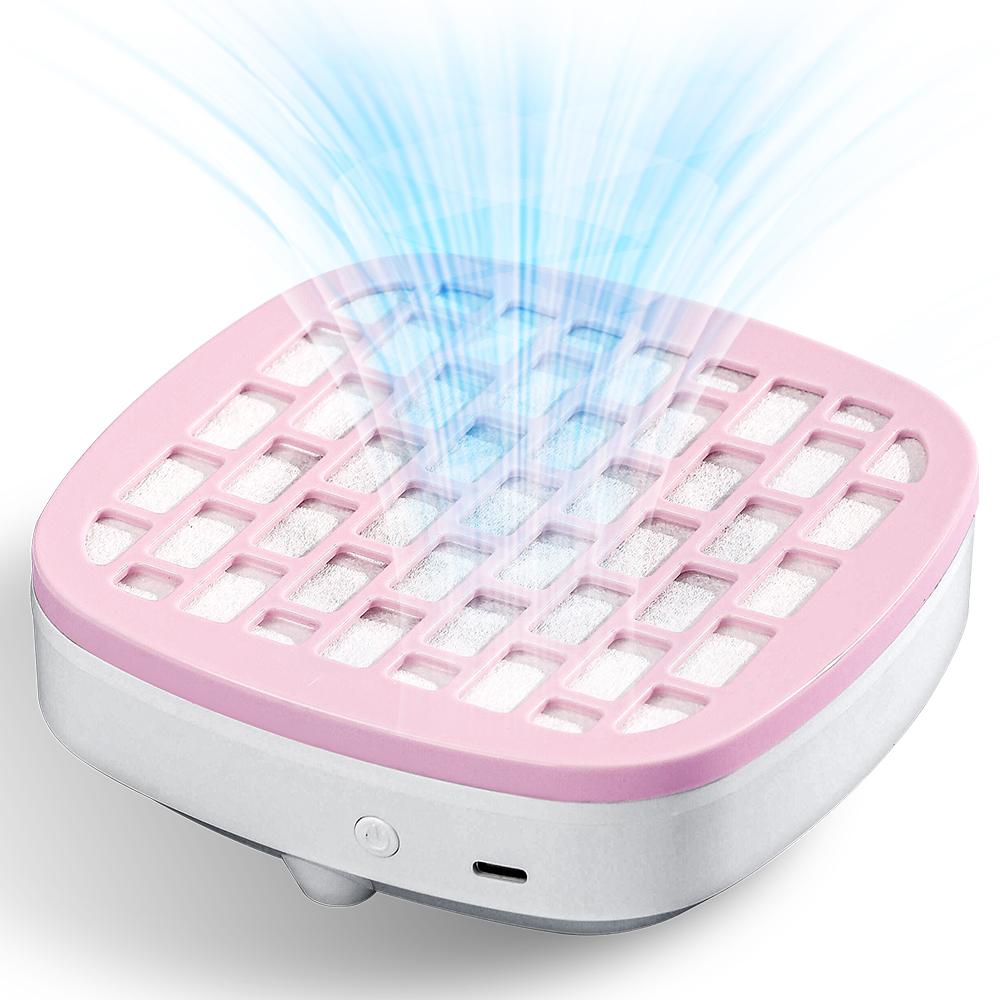 Mini Nail Collector Professional Nail Dust Extractor USB Dust Suction Collector Gel Nail Duster for Nail Art Salon Equipment