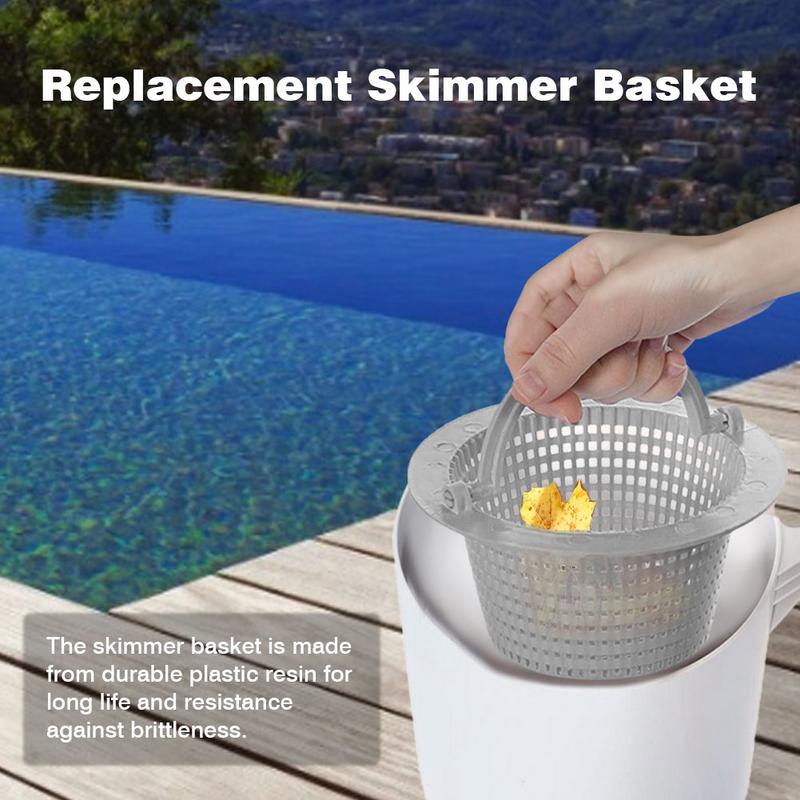 Pool Skimmer Basket For Inground Pools Replacement Skimmer Basket with Handle Pool Supplies Skimmer
