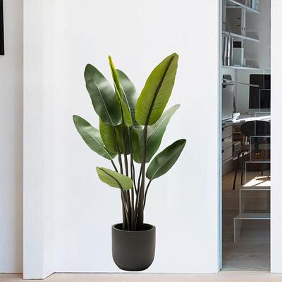 Large Tropical Green Plants Wall Stickers Palm Leaves Pvc Living Room Art Vinyl Poster Wallpaper Home Decoration Mural