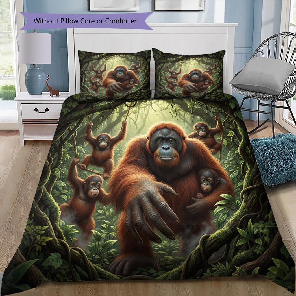 Cartoon Pattern Bedding Quilt Set Quilt Cover Pillowcase Home Decoration Birthday Gift (1 * duvet cover + 2 * pillowcase, without core)