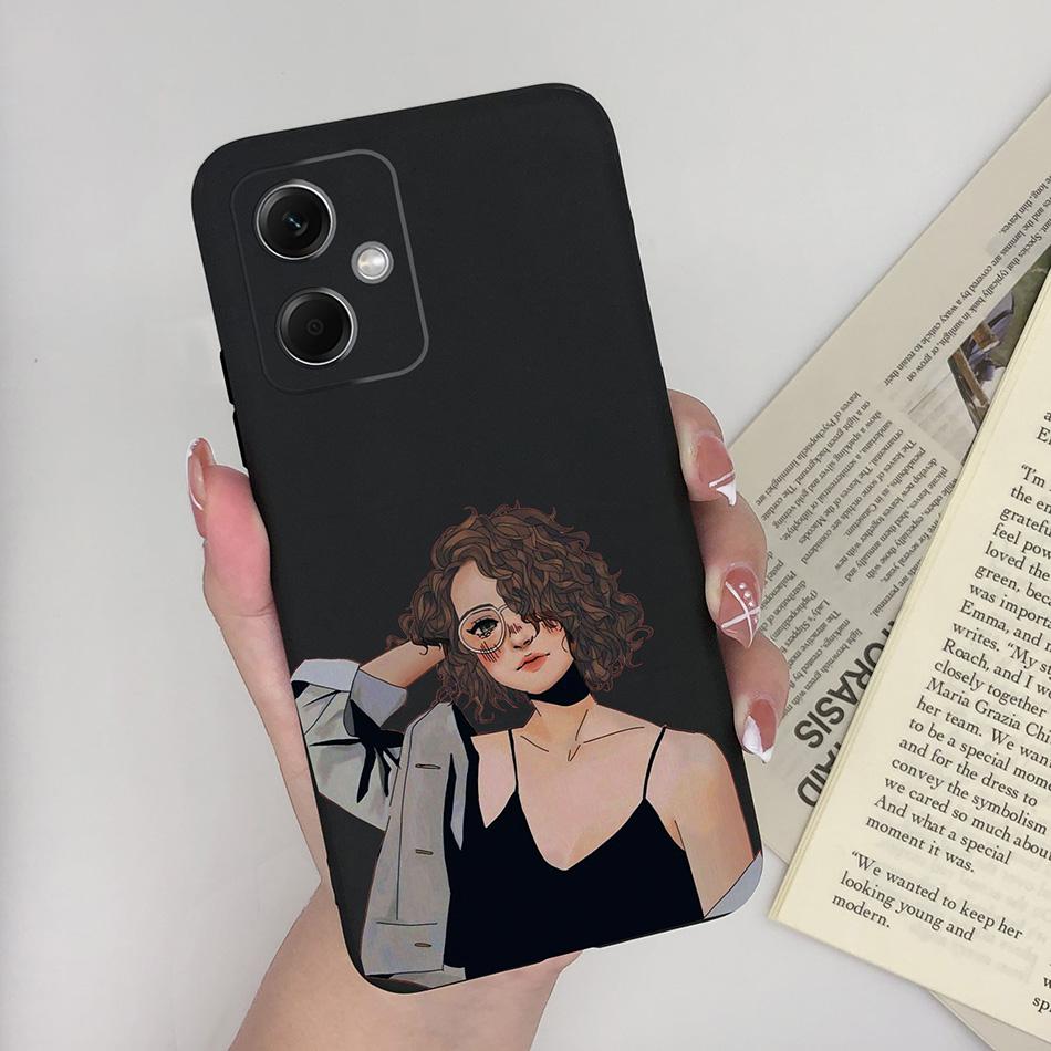 Case For Xiaomi Redmi Note 12 Pro 4G 5G Girl Phone Shell Soft TPU Anti Drop Back Cover Bumper For Redmi Note12 12Pro Coque Funda