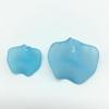 Frosted Lotus Leaf Thin Slices 24-36mm, Colored Hanging Holes for DIY Jewelry & Flower Weaving.