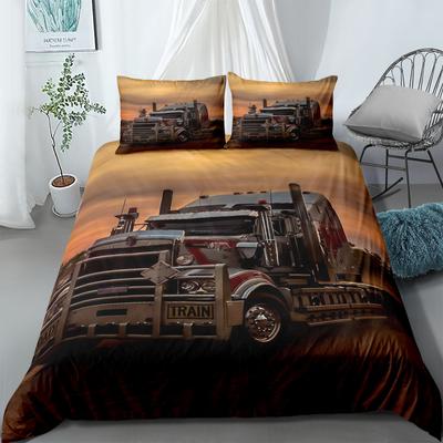 Straßenzug LKW Bettbezug Set EU Einzel Doppel König US Twin Full Queen Size Bettwäsche Set
