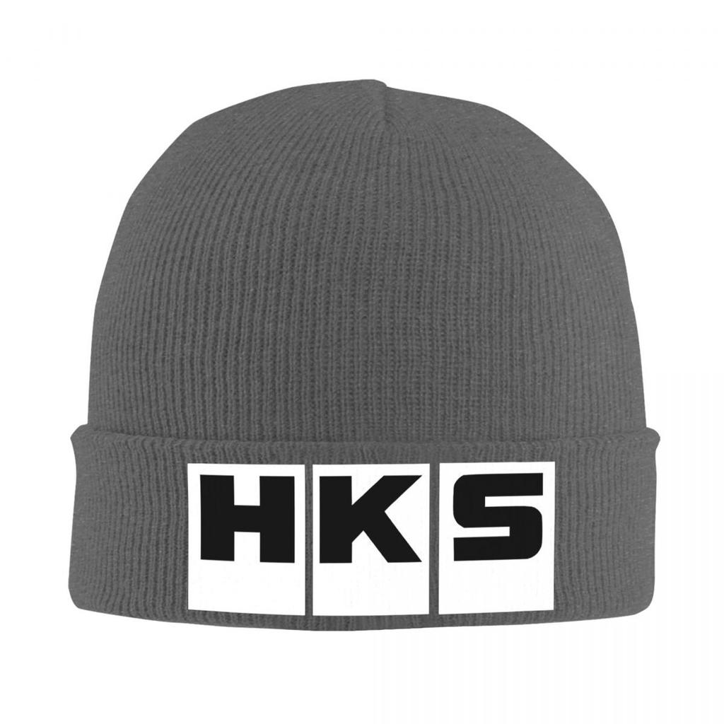 HKS Logo Auto JDM Warme Strickmütze Mode Mützenhut Herbst Winter Outdoor Beanie Hüte für Männer Frauen Erwachsene