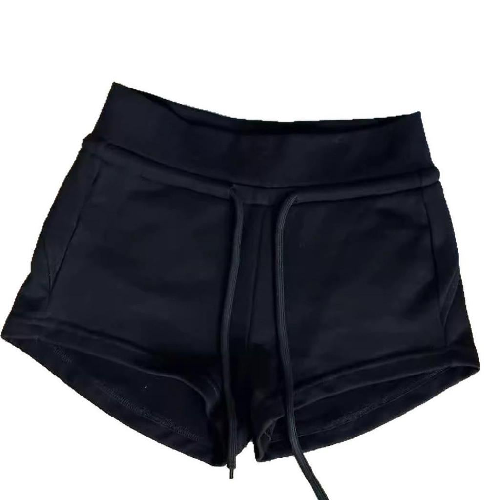 2025 Women's High Waist Butt Lifting Casual Shorts with Drawstring Elastic Waist